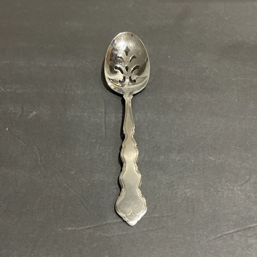 Oneida Valerie Distinction Deluxe Stainless Pierced Serving Spoon